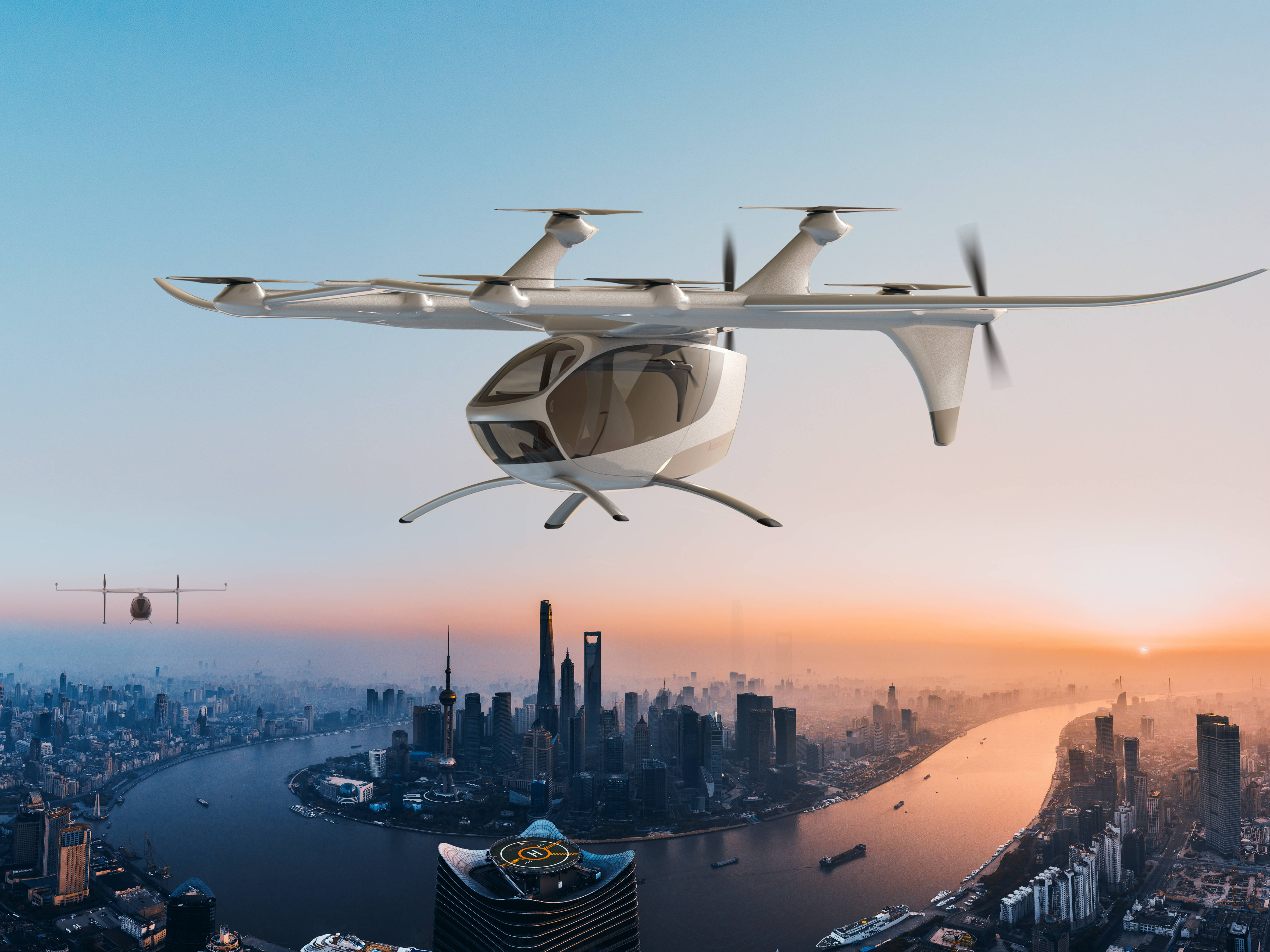 技术|这款上海研制的自动驾驶飞行器首发，可载4人飞行250公里