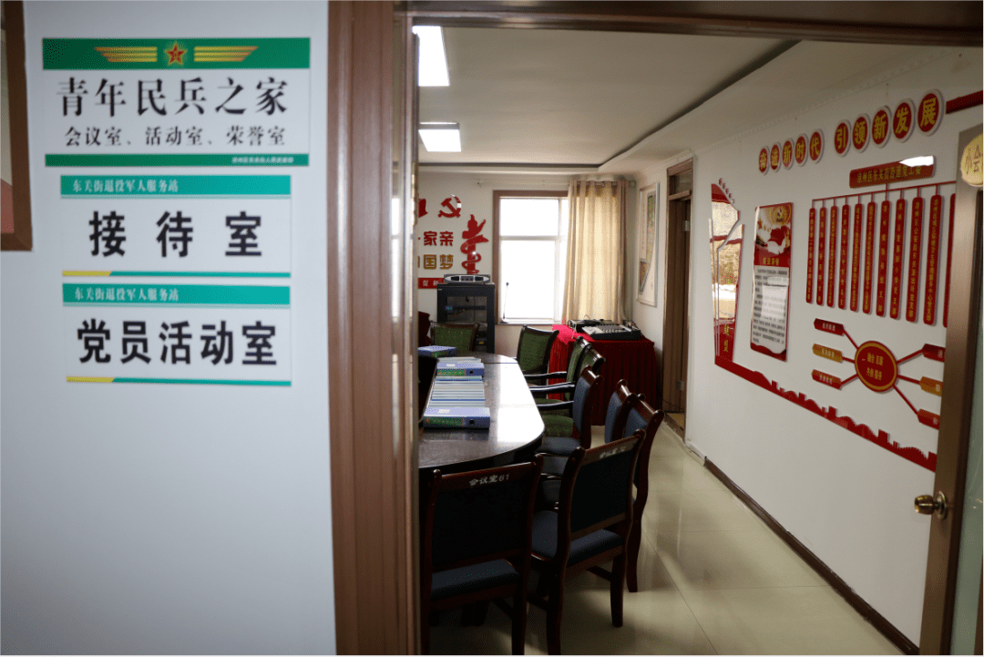 (东关街退役军人接待室,党员活动室)(东关街退役军人法律援助站,心理