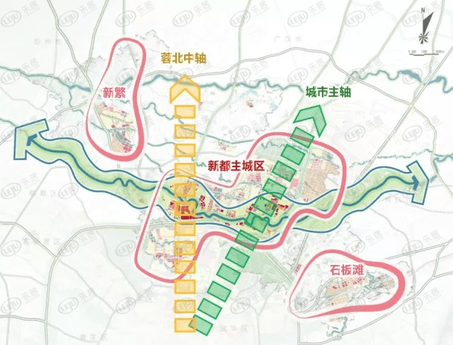 随着北部新城的建设加速,新都作为"北改"核心区,凭借独优越生