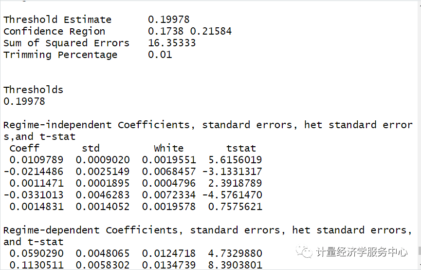 stata r:门槛回归教程