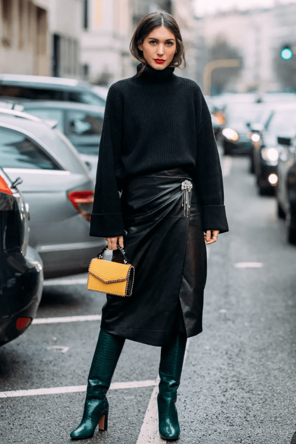 -End- 毛衣+裙子，最气质打开方式，时髦炸了！