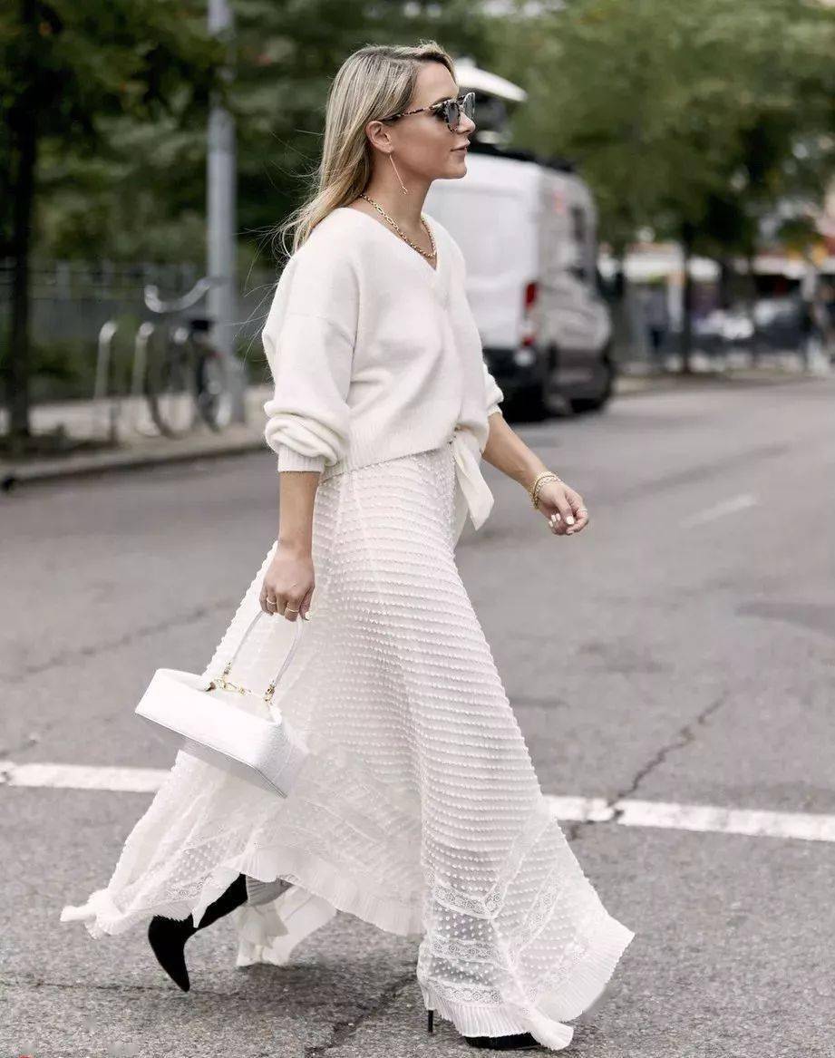 -End- 毛衣+裙子，最气质打开方式，时髦炸了！