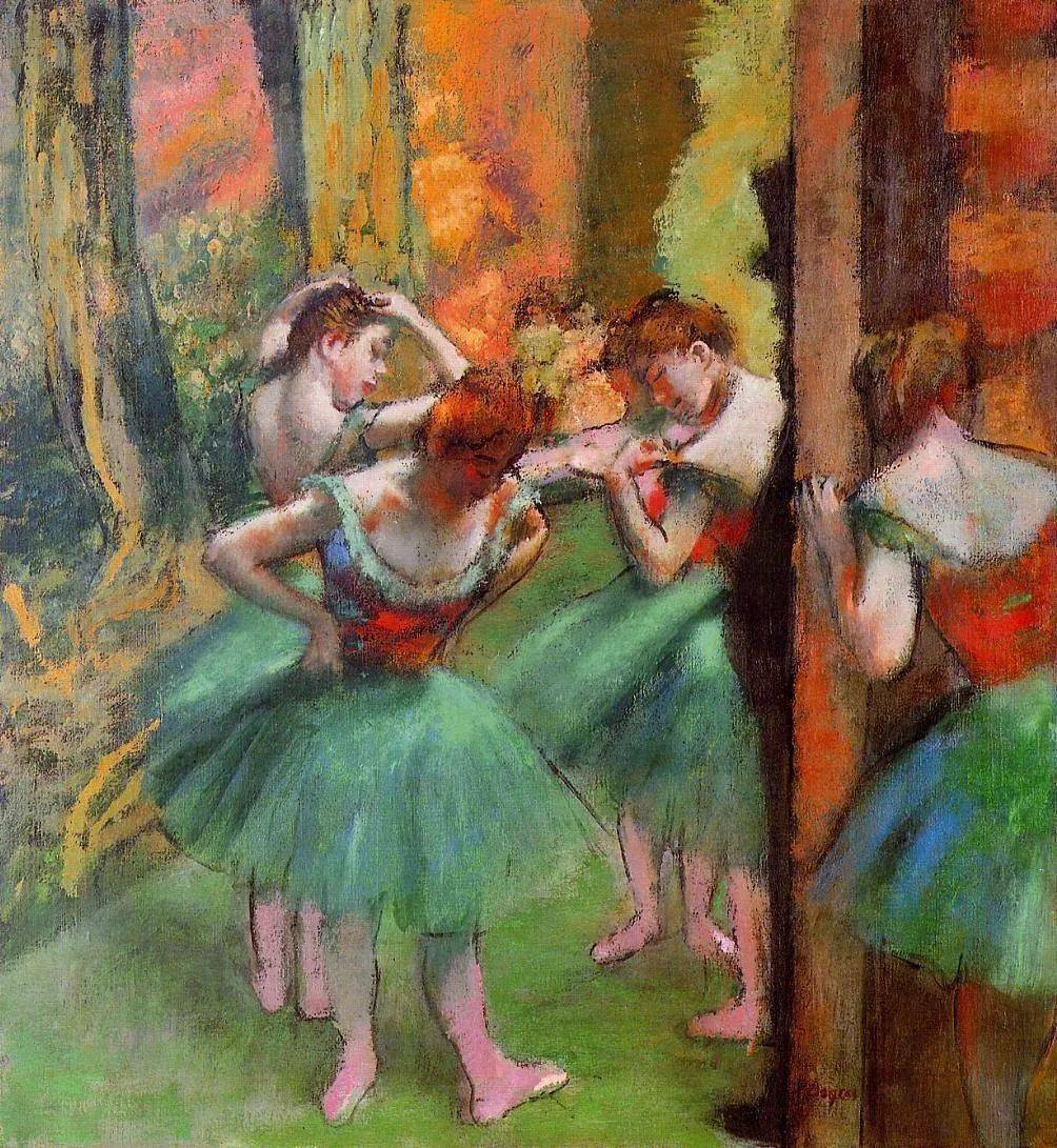 法国艺术大师埃德加·德加舞女125幅油画作品，美翻了！_搜狐网