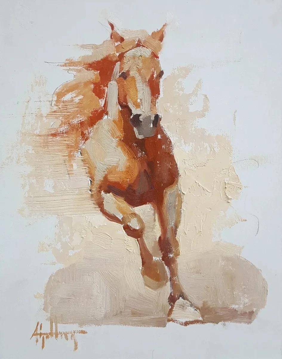 脱缰的小野马自由奔放