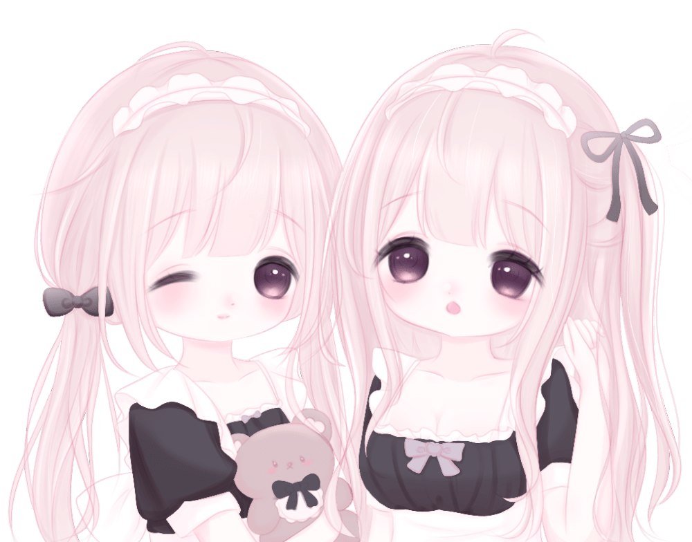 q版,可爱好姐妹 想到明天还有很多事做,我直接睡到后天