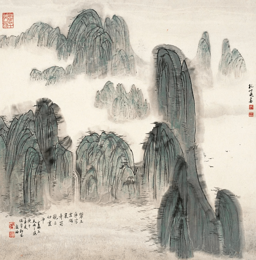 当代杰出的山水画大家孔仲起作品欣赏