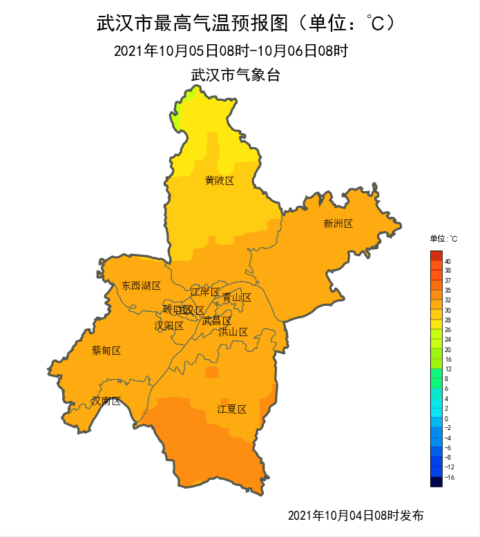 了今天迎来"拐点"这一轮的晴热高温天气根据武汉市气象部门的预报5