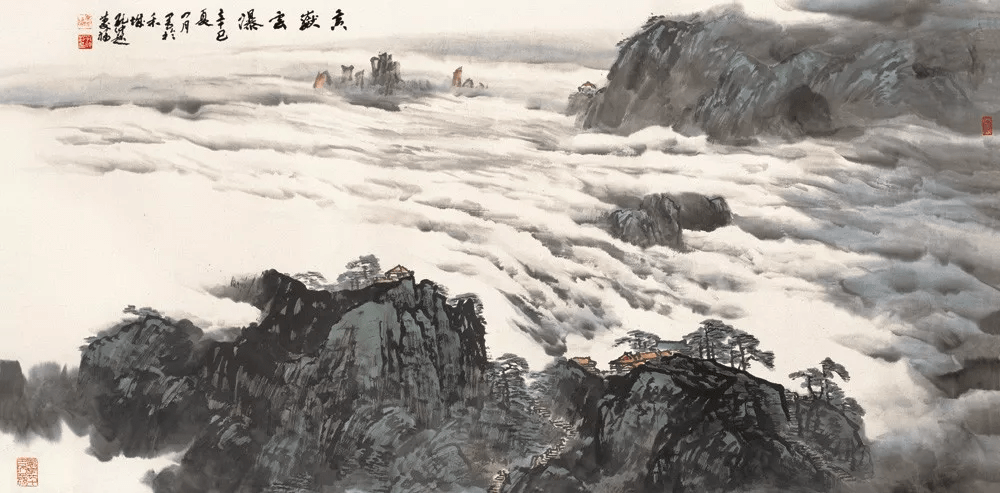 当代杰出的山水画大家孔仲起作品欣赏