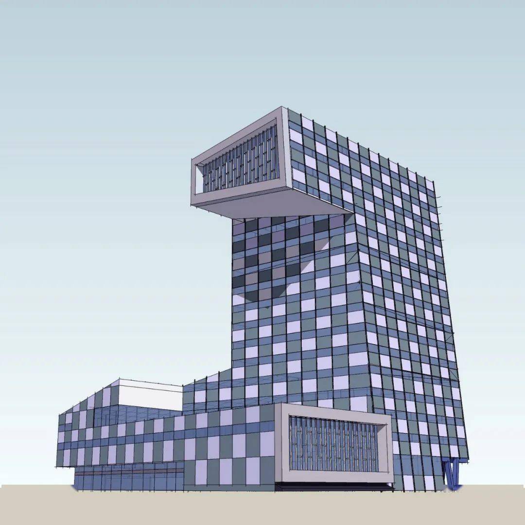 单一几何体块建筑丰富性的形成(2)