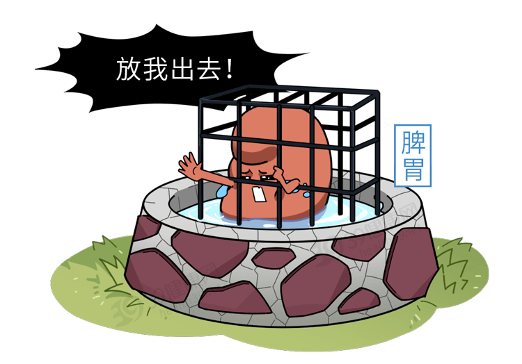 不让它干活把你的脾胃困在一个水牢里这是因为湿气会主要表现是湿滞就