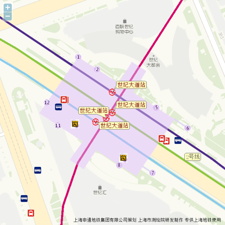 上海地鐵換乘站點清單請查收→_中山公園站