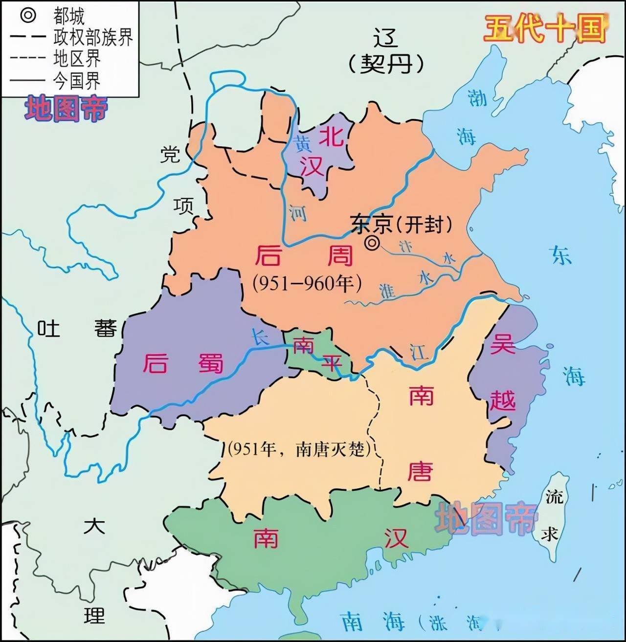 中国各个朝代地图图片
