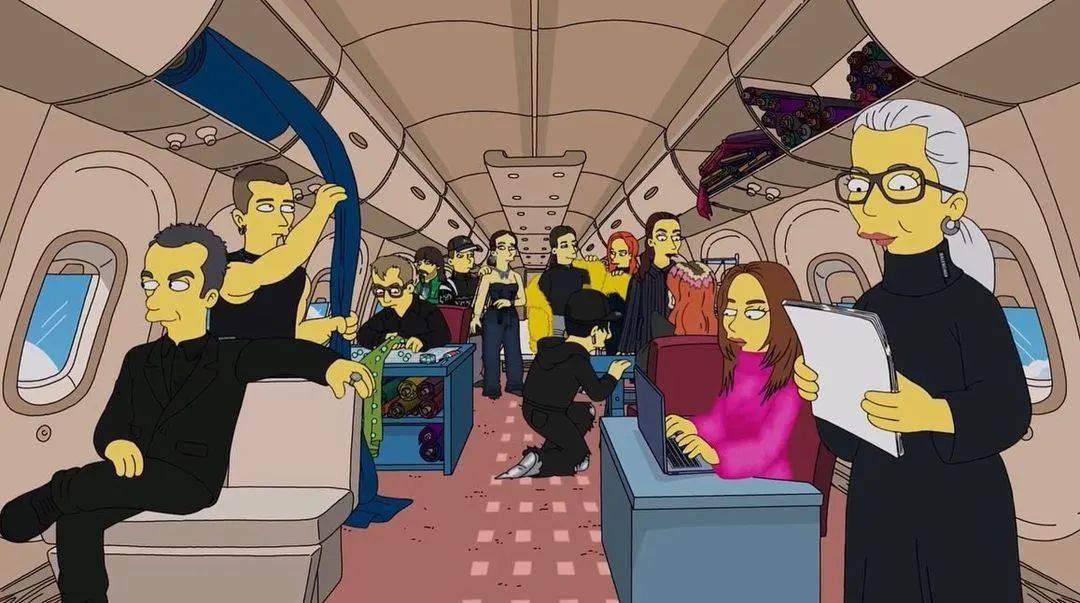 系列 动漫服装秀梦幻联动!Balenciaga邀请辛普森一家来走秀,时装秀甚至被包装成了短片的首映礼……