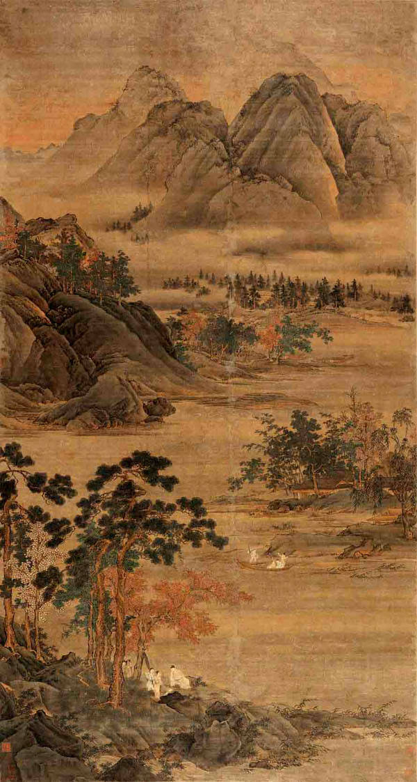 陶诗|鉴赏|寒露里的书画名迹：枫落吴江，寒潭雁影