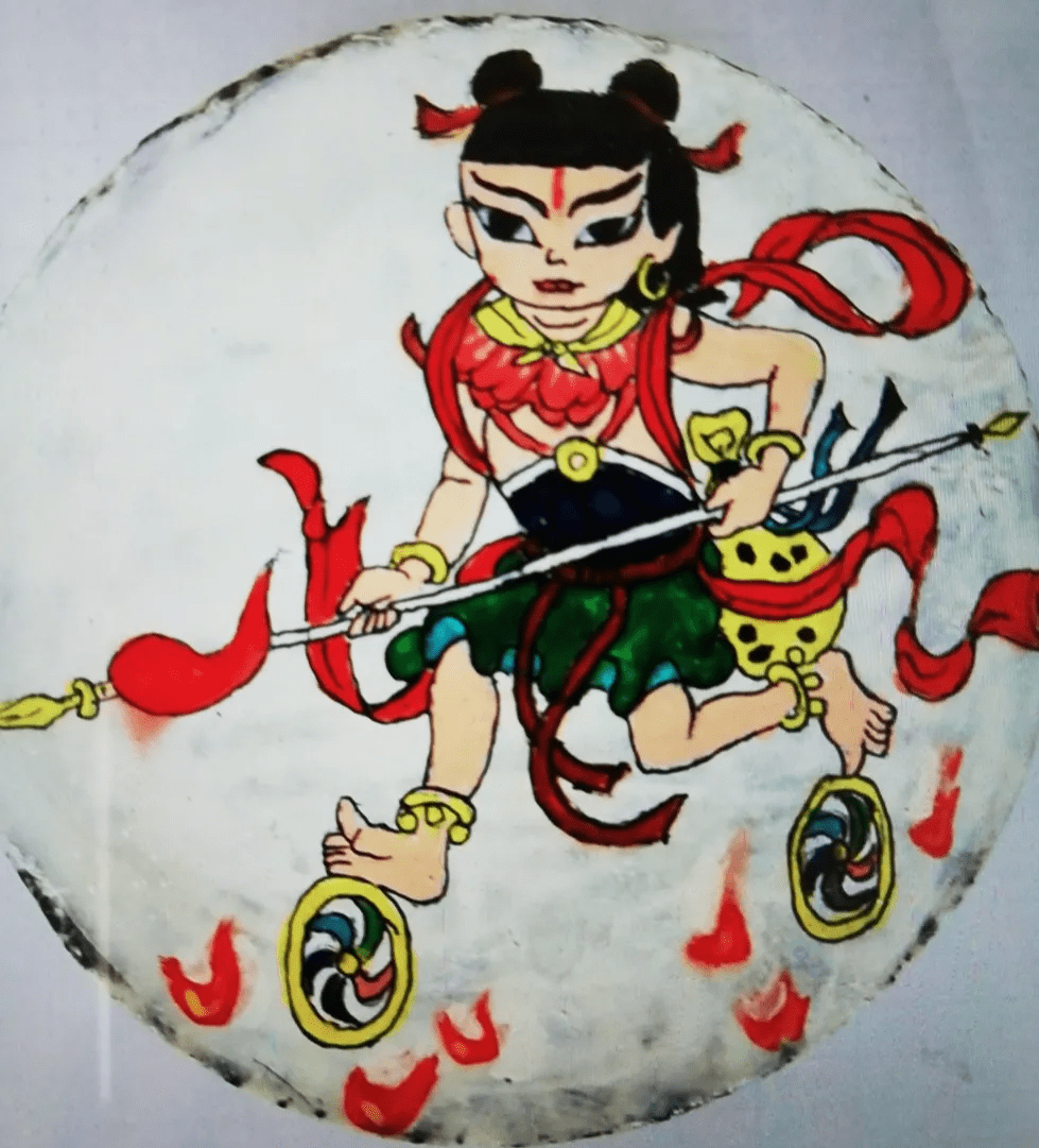 高台老奶奶点石成"金" 冰冷的石头变身工艺品