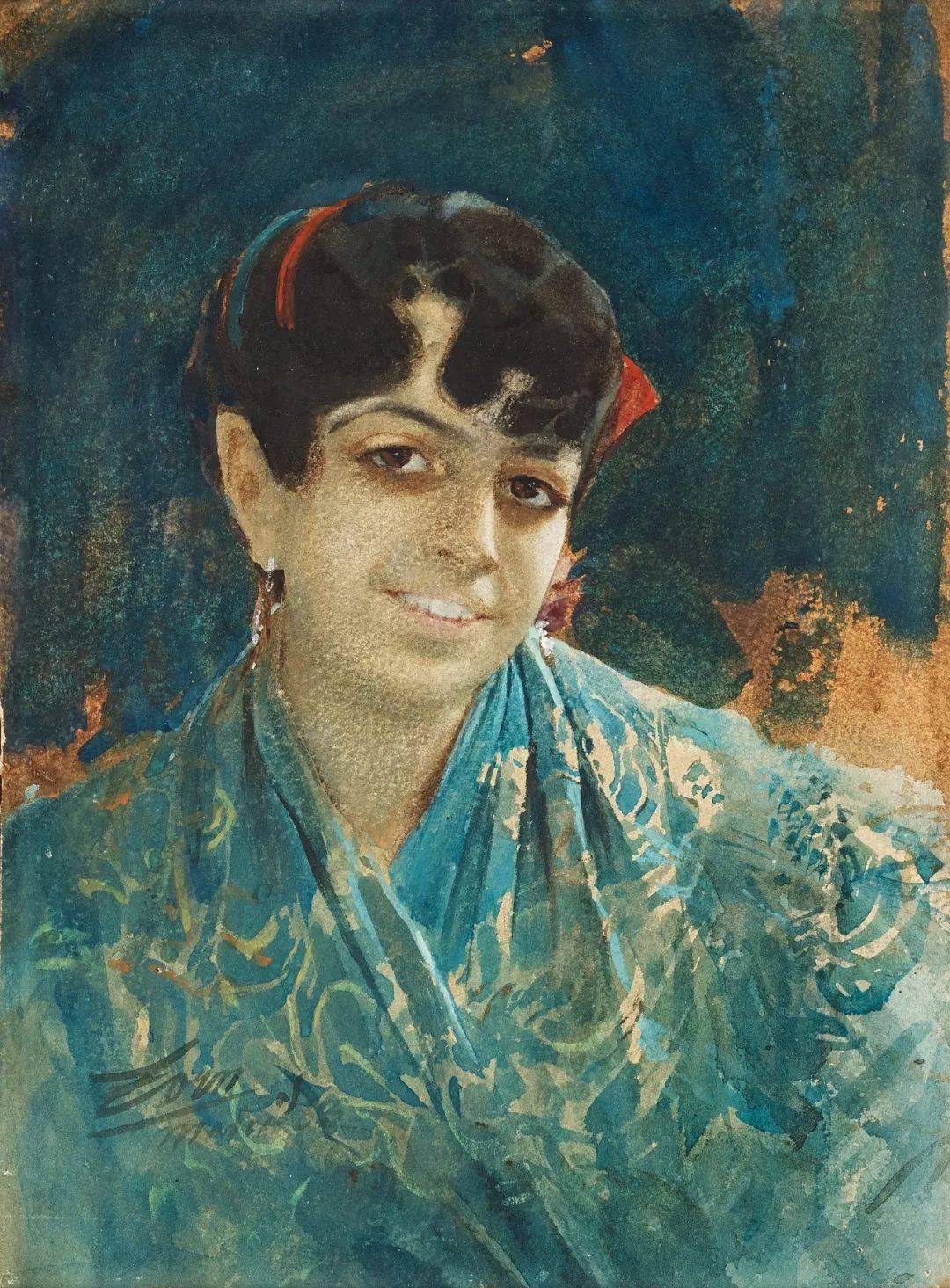 大师佐恩的水彩和油画高清版