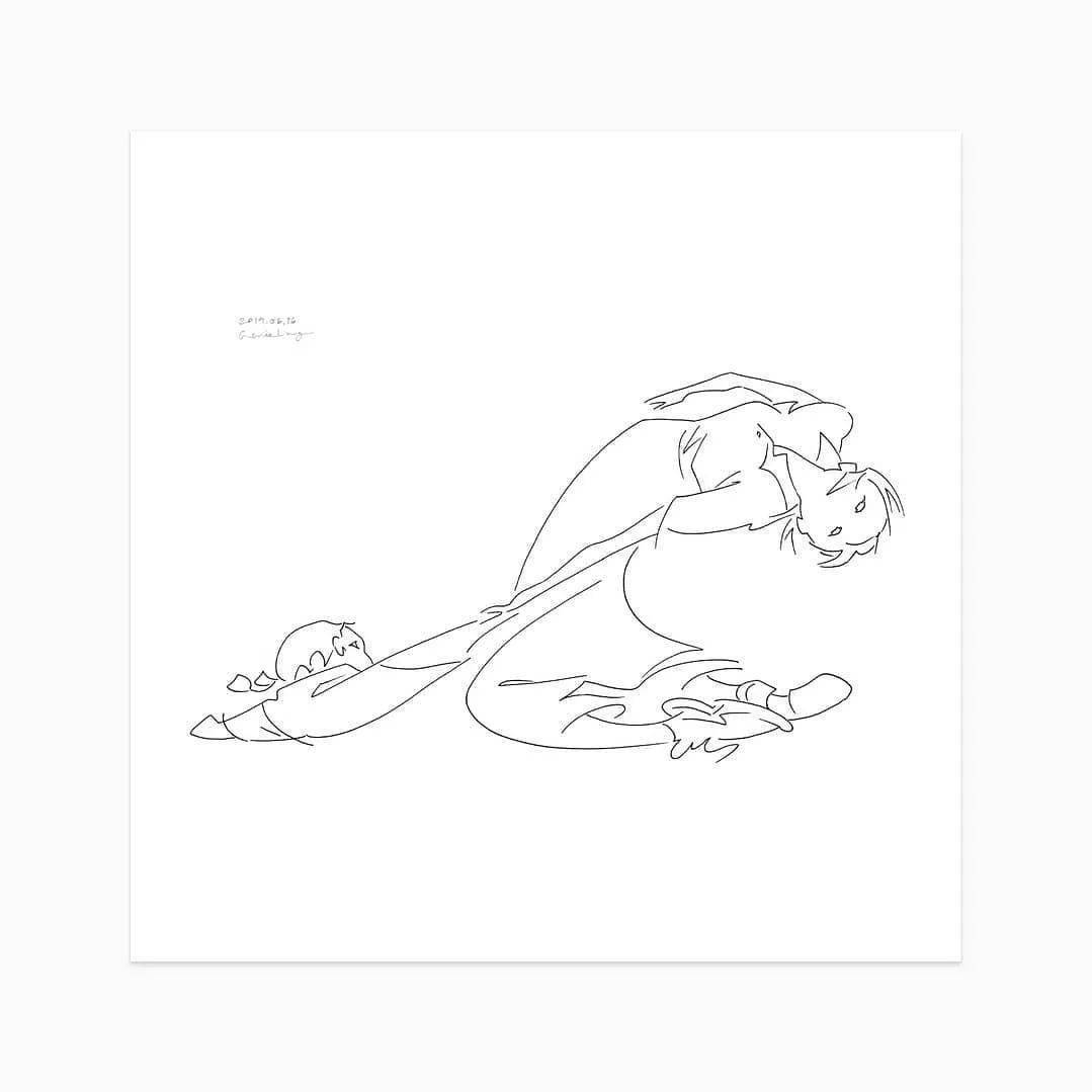 Genie 插画 | 未来主义也能唯美？空灵少女的梦幻世界