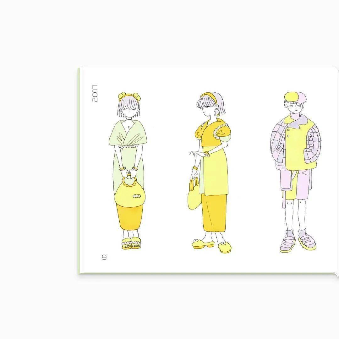 Genie 插画 | 未来主义也能唯美？空灵少女的梦幻世界