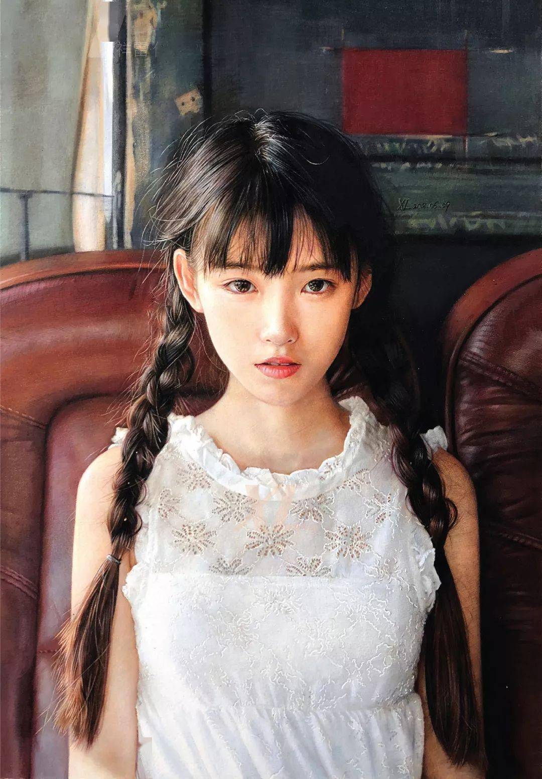 清华美院男神晒出他画的小仙女惊艳了四方