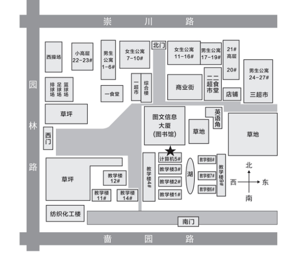 南通大学主校区地图图片