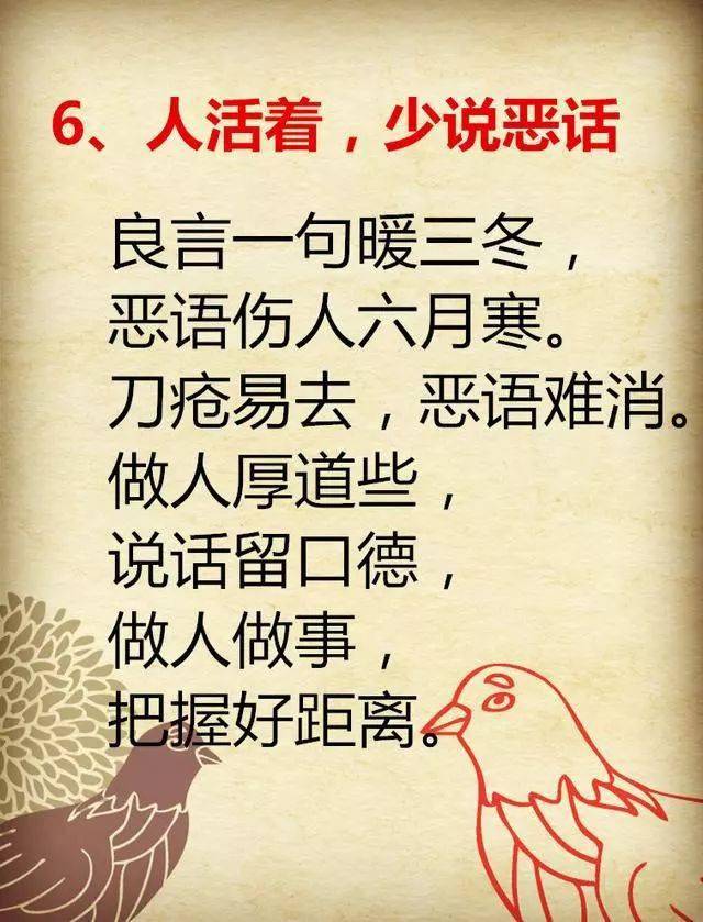 恶语最是伤人心,说话要留口德,说别人就是说自己.(美文)