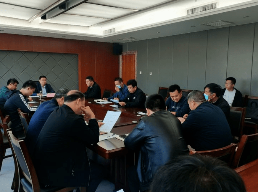 磁县政府副县长王川主持召开扬尘治理约谈会