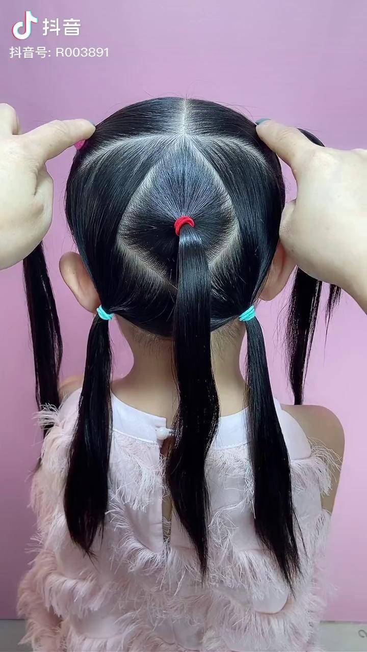 儿童发型扎法100种图片