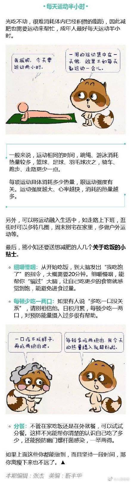 反弹|世卫组织推荐的不反弹减肥法