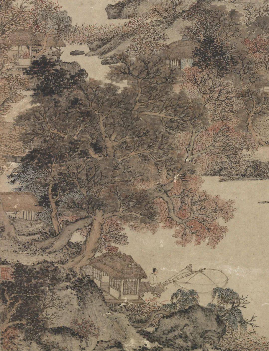 王蒙秋山草堂图