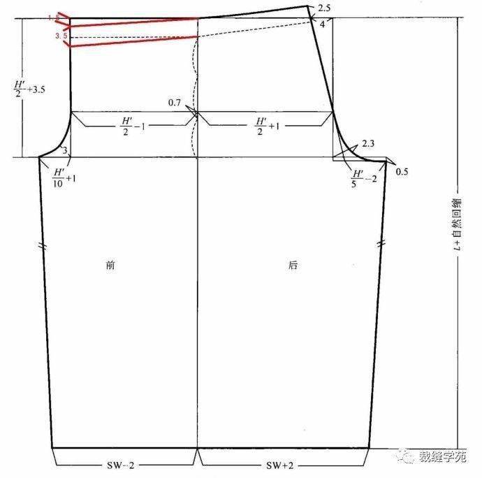 非常好用的一款秋褲/保暖褲,公式裁剪圖_內衣