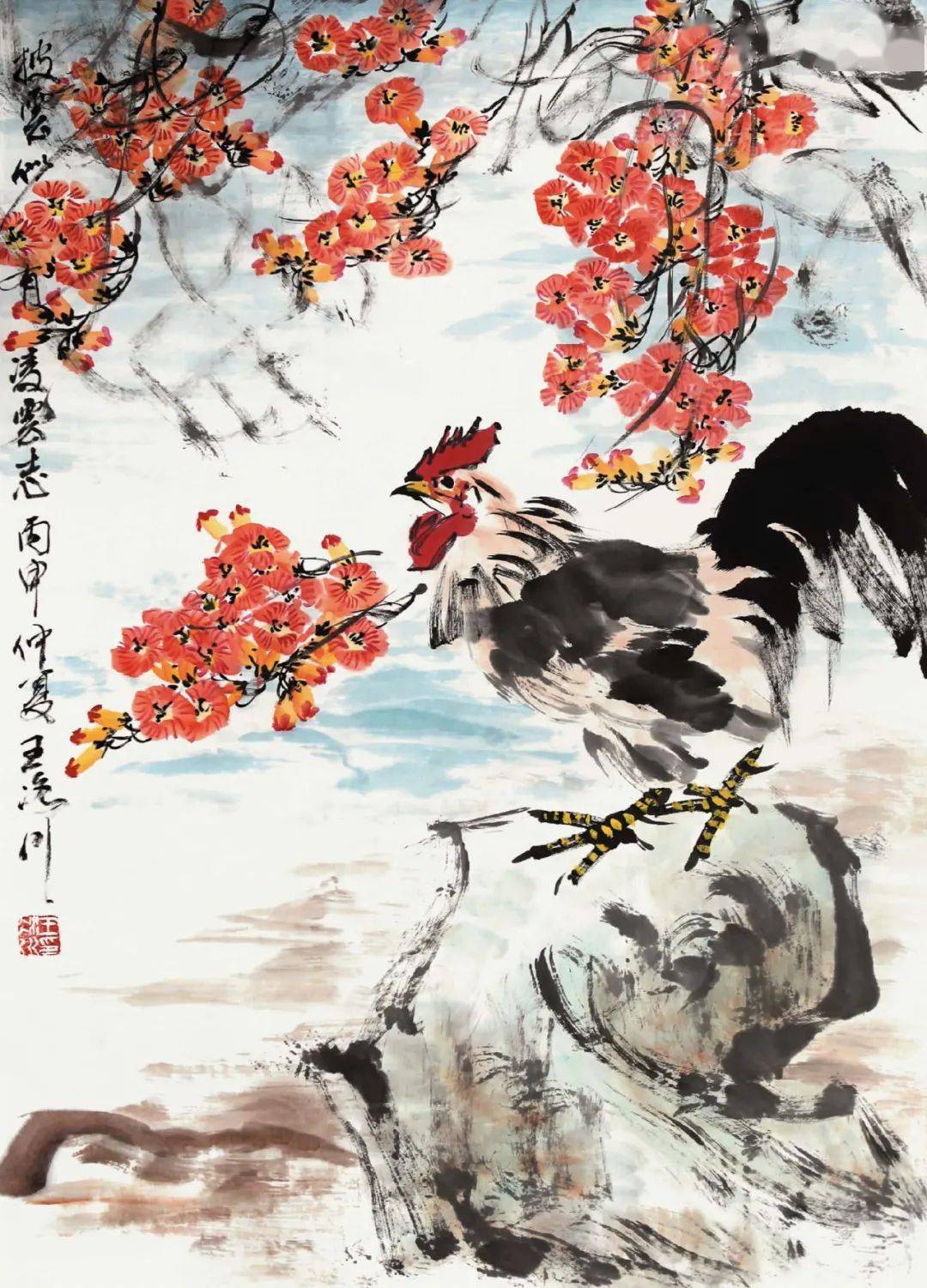 人物以书入画情意为宗品评王冰川的书画艺术