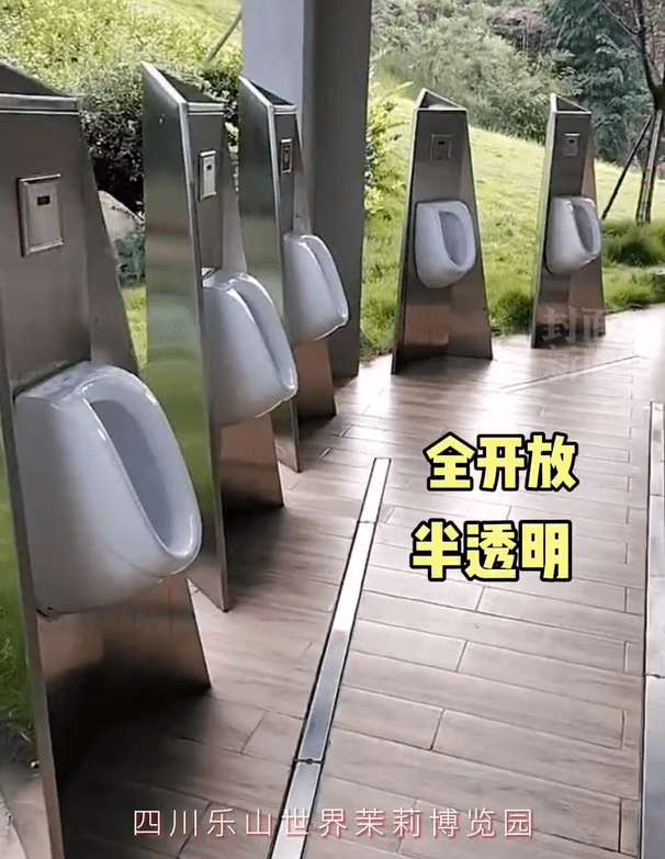 男女共用,没有遮挡的"开放式厕所"惊现景区!员工:丰富游客的体验感