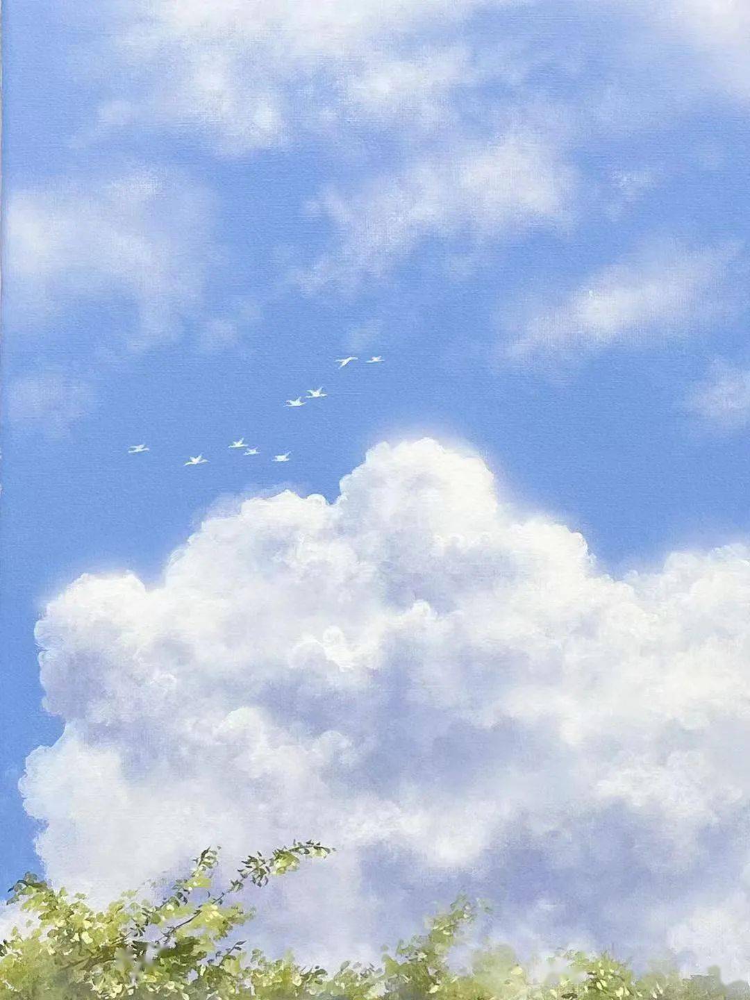 95后姑娘坚持画云1000天,治愈1700万人,每一幅都浪漫至极!