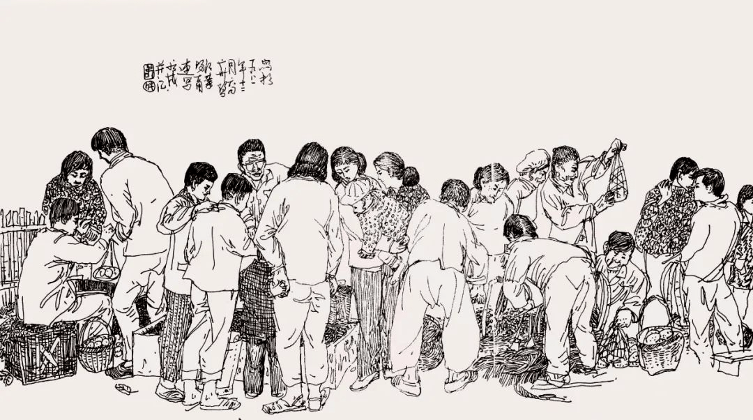 灵动耐看的线条李书成速写欣赏