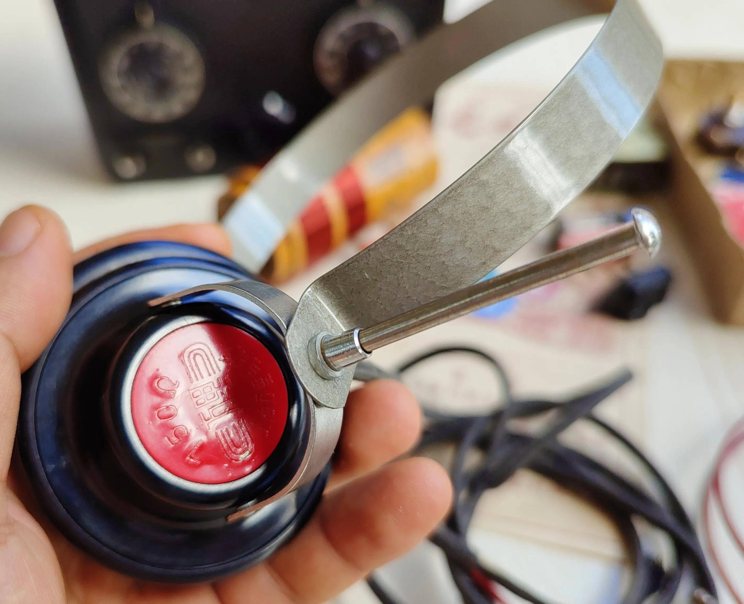 1958年强力牌听筒高阻耳机矿石收音机的好搭档满满的儿时记忆