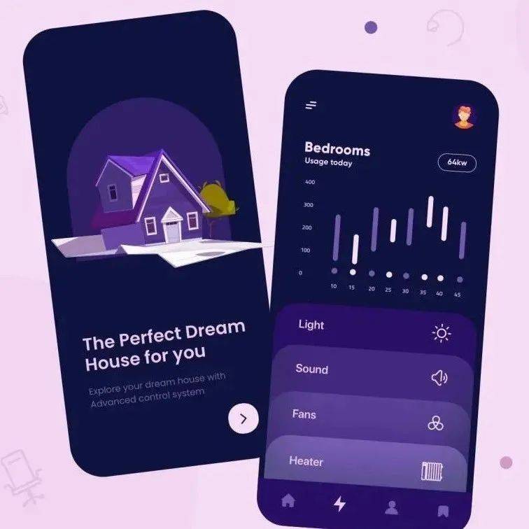 设计灵感:12组智能家居操作界面设计_Smart