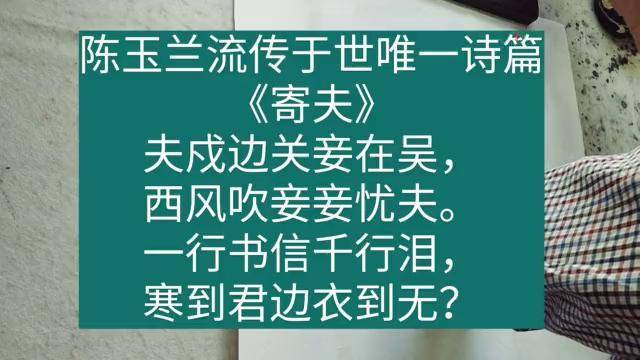 唐代女诗人陈玉兰寄夫情深意更长草书书法作品欣赏