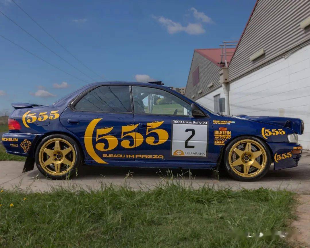 预估60万欧元科林麦克雷驾驶过的斯巴鲁wrcimpreza555赛车准备拍卖酷