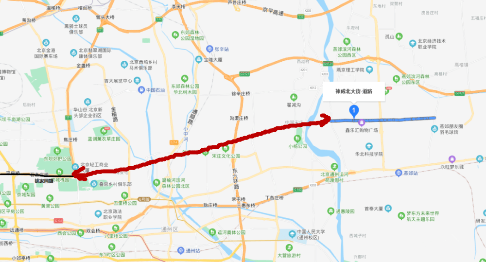 北大街还将向东延伸,连通三河东市区贤人街,这条路将被命名为燕阳路