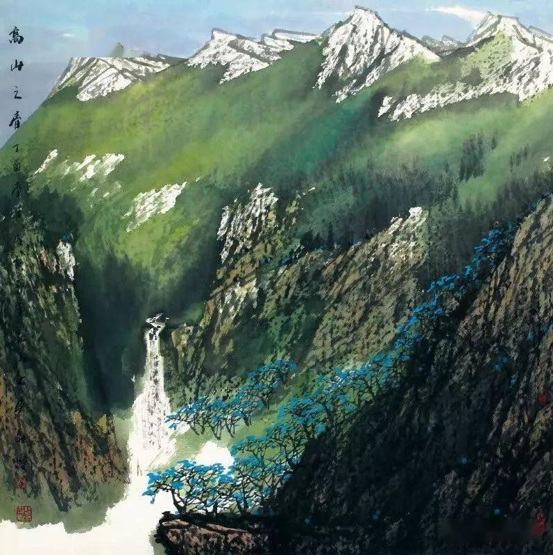 立传大美河山颂祝华诞中国画作品邀请展画家董继宁