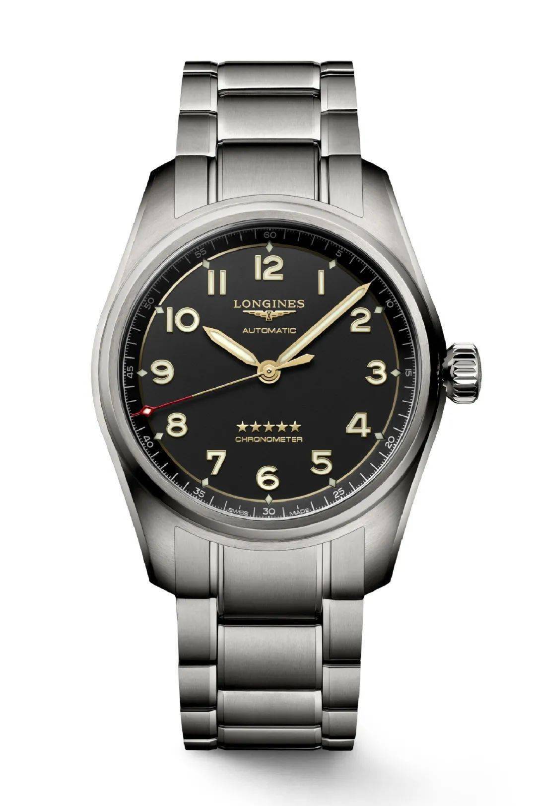 浪琴先行者系列钛金属腕表