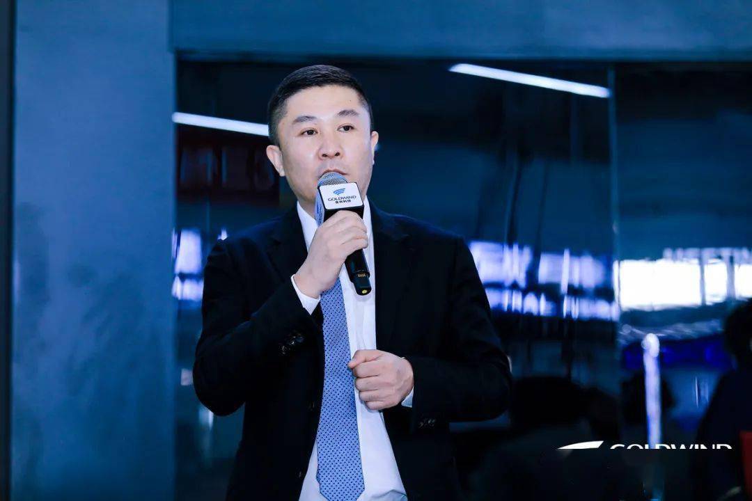 新疆嘉泽总经理兰川,嘉泽新能源生产部主任寇建勇,金风科技副总裁李飞