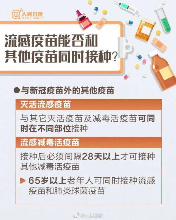 疫苗|【防疫微课堂】流感疫苗和新冠疫苗能同时打吗？看图了解