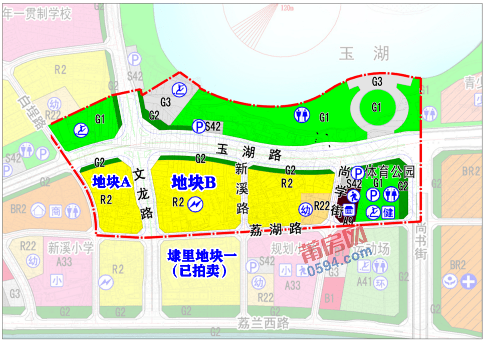 莆田玉湖2幅地块公示,马上拍卖?