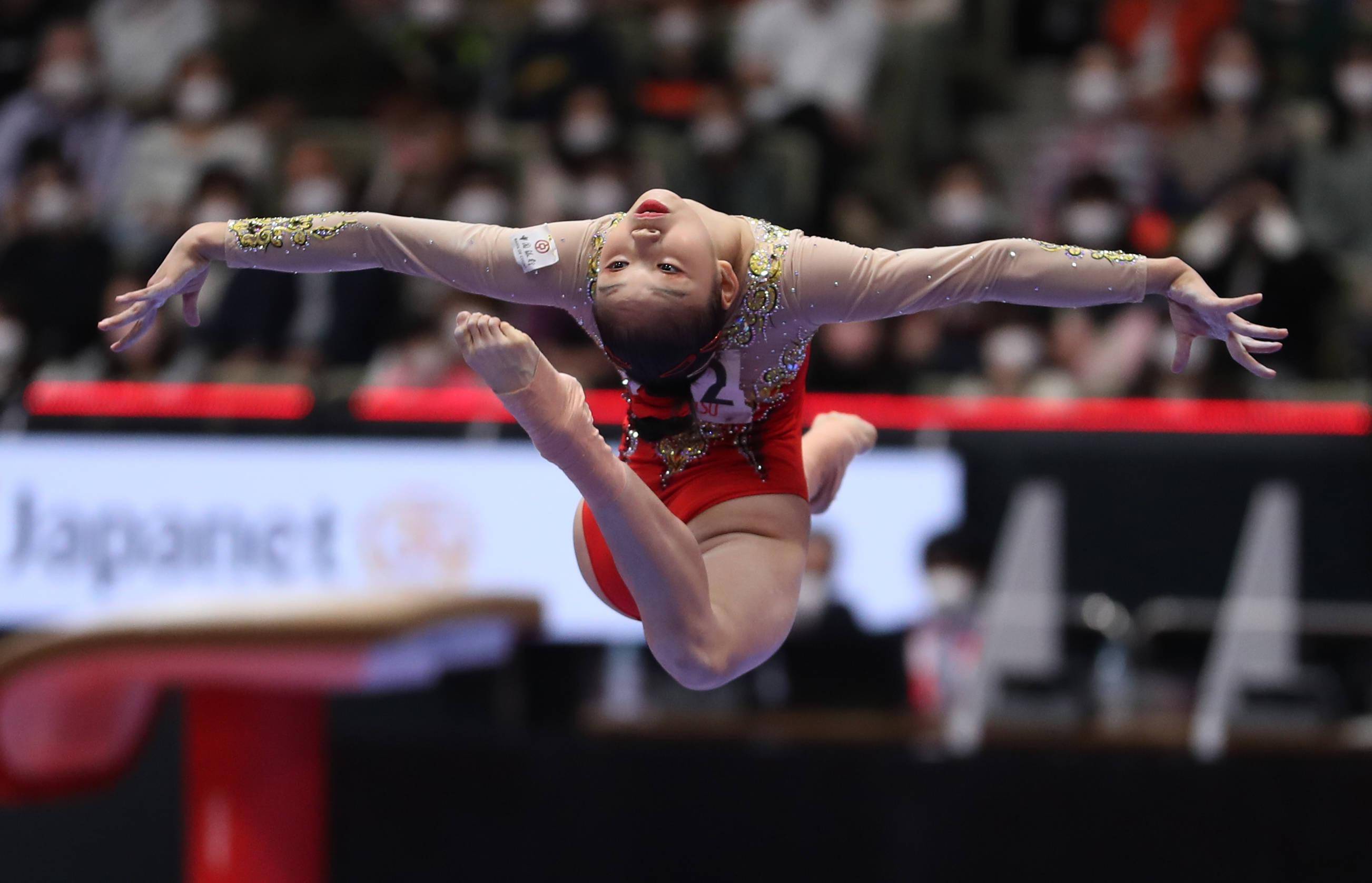 体操世锦赛平衡木决赛罗蕊获第五名