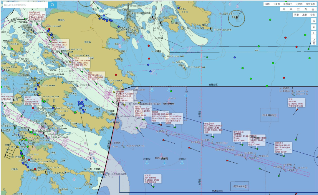 海事实时地图图片