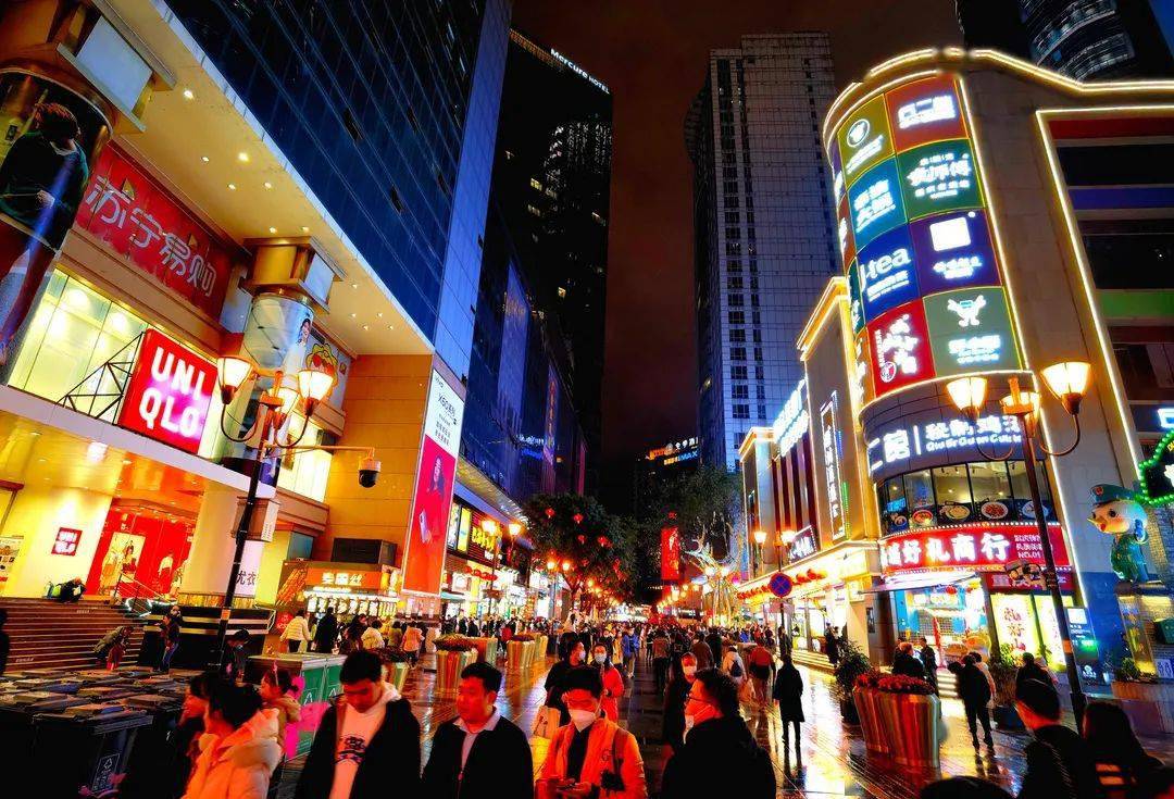 重庆夜晚街景真实照片图片