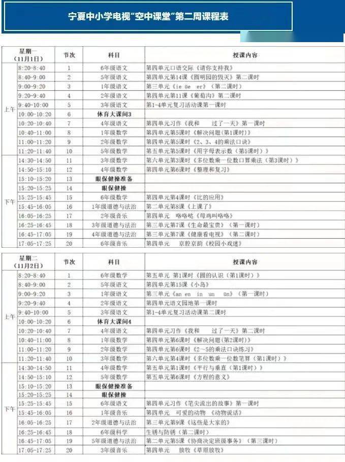 保障|通知丨“空中课堂”开播！中国广电宁夏公司全力保障停课不停学