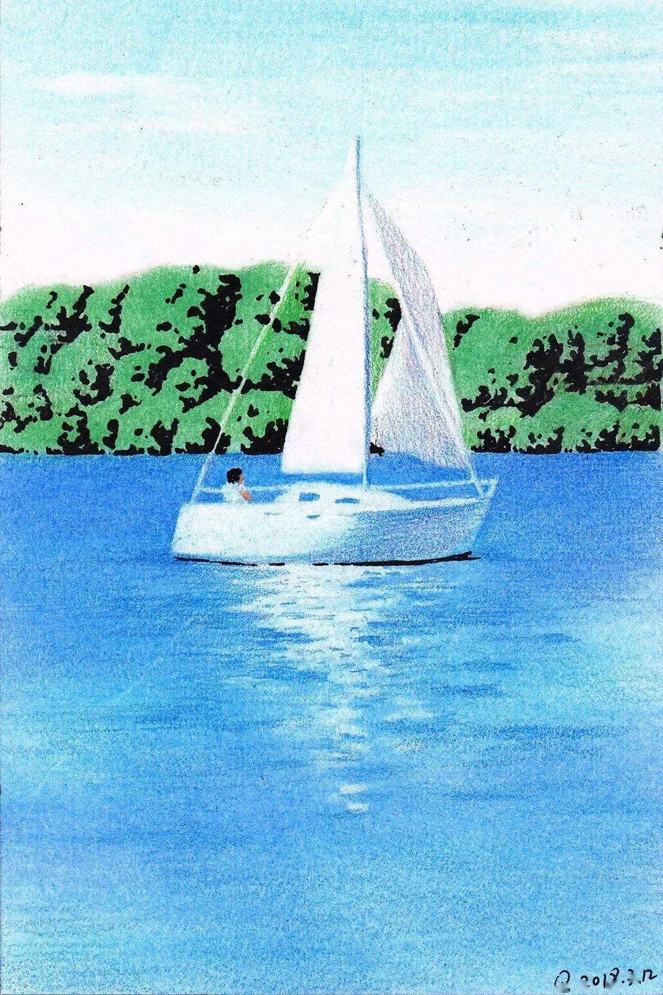 这些小清新彩铅画看完感觉心情都变好了