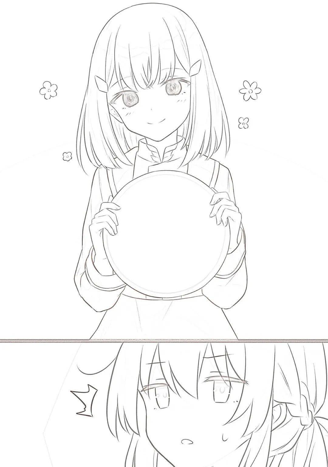 绘画技能分享线稿分享第68期魔女之旅